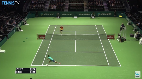 Gilles Simon et Alexander Zverev