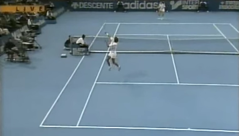 Michael Stich et Stefan Edberg ont régalé en finale du tournoi de Bâle 1993.