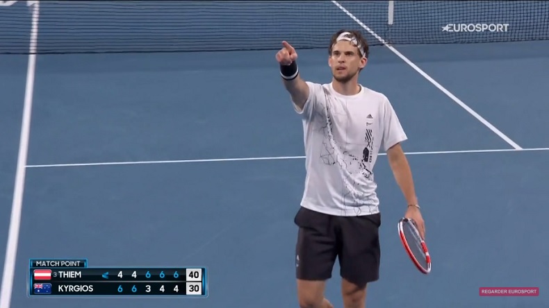 Quel match entre Thiem et Kyrgios à l'Open d'Australie 2021 !