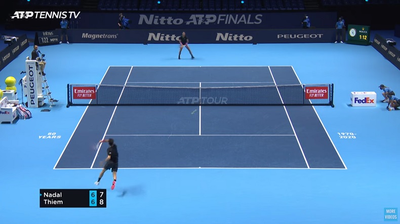 Un match somptueux entre Thiem et Nadal au Masters 2020.