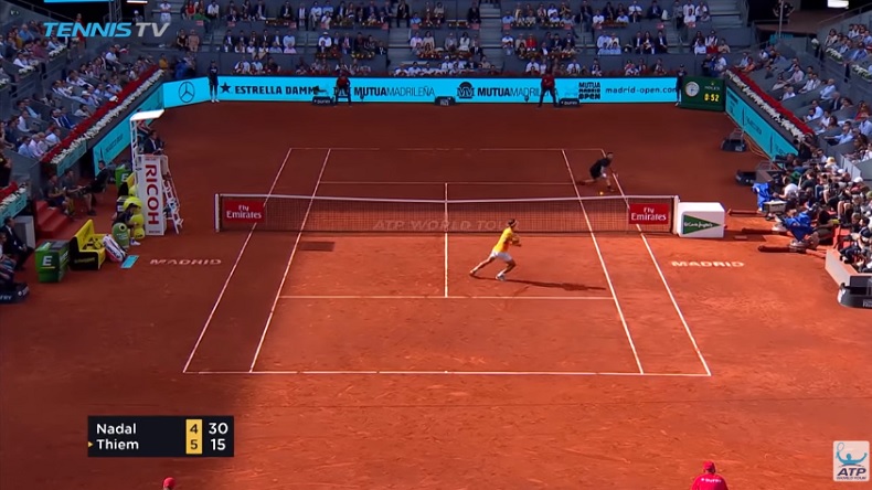 Un point monumental entre Thiem et Nadal à Madrid. Un point monumental entre Thiem et Nadal