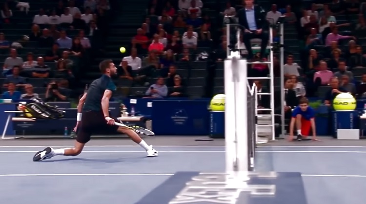 Le toucher de balle à l'honneur sur Tennis Legend.