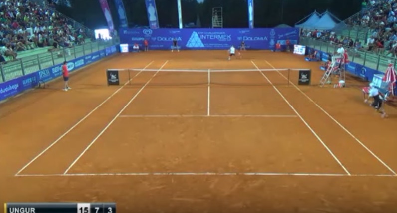 Un point champagne en finale du Challenger de Cordenons 2015.