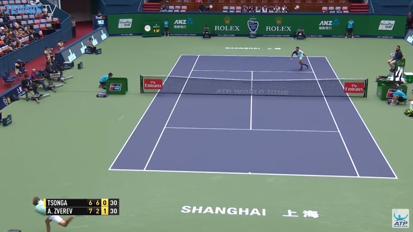 Ce contre d'Alexander Zverev est violent.