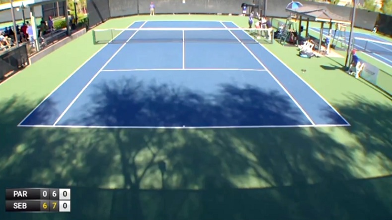 Petite bagarre entre deux joueuses dans un tournoi ITF à Las Vegas. Les belles valeurs du tennis.