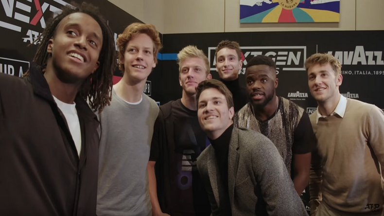 Le casting de ce documentaire sur les Next Gen ATP Finals 2019.