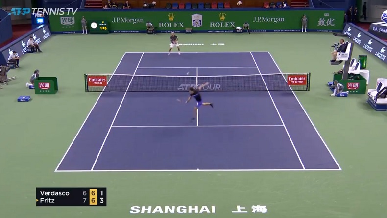 Un point énorme de 24 frappes entre Verdasco et Fritz au premier tour du Masters de Shanghai 2019.