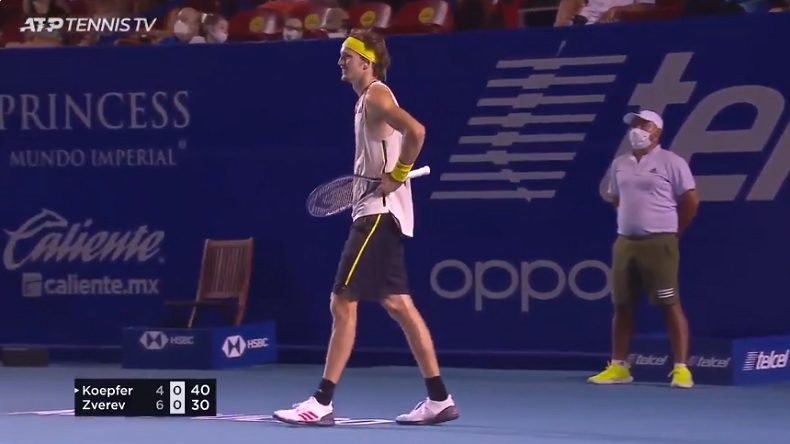 Un tremblement de terre vient secouer la demi-finale entre Zverev et Koepfer à Acapulco !